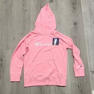 Champion Kids Hoodie‎ in Soft Pink
